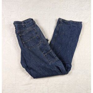 Lee Carpenter Jeans Mens 34X34 Dungarees Loose Y2K Skater Workwear Hip Hop Denim